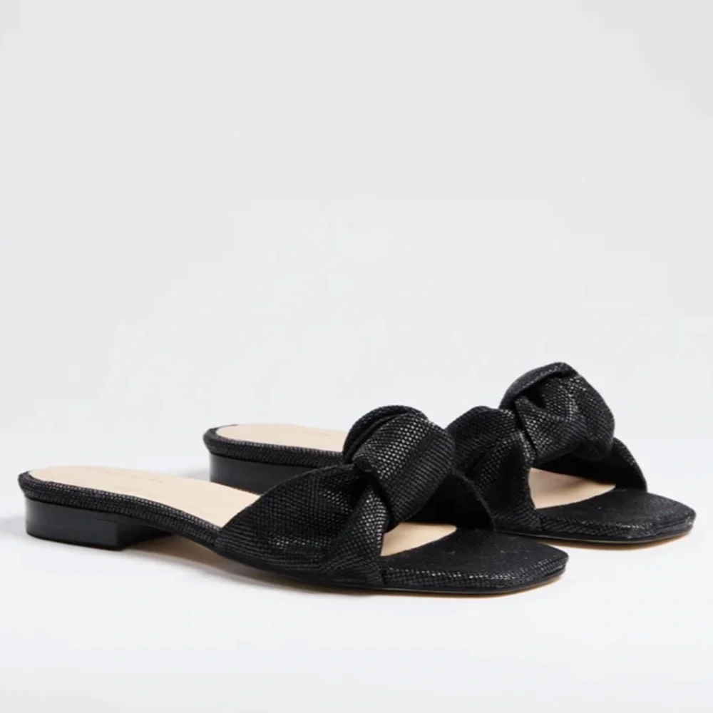 Black Raffia Brit Sandals TUCKERNUCK SHOES